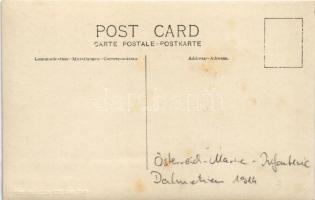 1914 K.u.K. Kriegsmarine Infanterie in Dalmatien / Austro-Hungarian Navy training, mariners infantry...