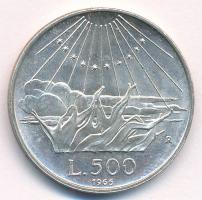 Olaszország 1965R 500L Ag "Dante születésének 700. évfordulója" T:AU apró ph, karc
Italy ...