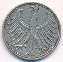 NSZK 1951G 5M Ag T:VF patina, ph, karc
FRG 1951G 5 Mark Ag C:VF patina, edge error, scratch
Krause...