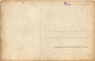 K.u.K. Kriegsmarine Matrosen / Osztrák-magyar matrózok úszóversenye a pola-i kikötőben / Austro-Hung...