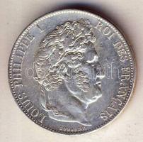 Franciaország 1844A 5Fr Ag I. Lajos Fülöp T:3
