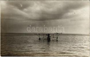 K.u.K. Kriegsmarine Seeflugzeug / WWI Austro-Hungarian Navy, flying boat (hydroplane), could be an early Lohner Type M (E17 - E21) photo (EK)