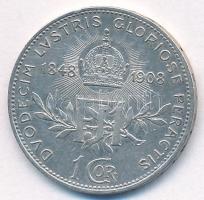 Ausztria 1908. 1K Ag "Ferenc József - Jubileum" T:XF
Austria 1908. 1 Corona Ag "Fran...