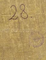 Sárdy Brutus (1892-1970): Napfényes Dunapart. Olaj, vászon, jelezve jobbra lent, hátoldalán régi MNG...