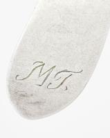 3 db antik ezüst (Ag) teáskanál, 13 latos jelzéssel 1838. Lietzer mesterjeggyel 56 g