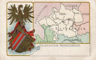 Wappen der Oberösterreich Litho