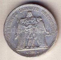 Franciaország 1849A 5Fr Ag T:3