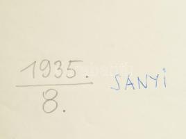 Varga Mátyás (1910-2002): Sanyi, 1935. Fametszet, papír, jelzett, paszpartuban, 7×5 cm