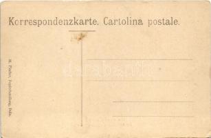 Pola, K.u.K. Kriegsmarine, Die Stappeldächer / Osztrák-magyar matrózok csónakban / Austro-Hungarian ...