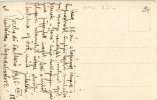 1915 Osztrák-magyar matrózok mulatságos versenye, alkoholos italok az SMS Zara Osztrák-Magyar Monarc...