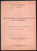 Magyar vasúti árudíjszabás. IV. rész. Árufuvarozás szállítótartályban (konténerben). Általános rendelkezések és díjszabási határozmányok. Bp., 1978, KPM Vasúti Főosztály, 72 p. Kiadói papírkötés, a borítón és néhány lapon kisebb ázásnyomokkal. Megjelent 6050 példányban.