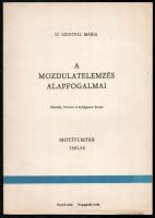 Sz. Szentpál Mária: A mozdulatelemzés alapfogalmai. Motívumtár. Táblák. (Bp., 1978), Népművelési Propaganda Iroda. Második, bővített és átdolgozott kiadás. Kiadói papírkötés, a borítón kisebb felületi sérülésekkel.