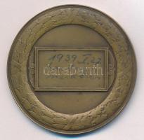 Ligeti Miklós (1871-1944) 1939. "Pesti Magyar Kereskedelmi Bank T.S.E. - 1911-1931" bronz ...