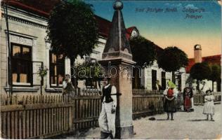 1903 Pöstyén-fürdő, Kúpele Piestany; Szégyenfa. Kiadja Donáth Lipót / Pranger / pillory (EK)