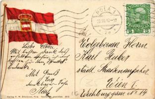 1912 K.u.K. Kriegsmarine Marine Musik / Osztrák-magyar haditengerészet, matrózok zenekara a fedélzet...