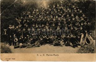 K.u.K. Kriegsmarine Marine Musik / Osztrák-magyar haditengerészet, matrózok zenekara / Austro-Hungarian Navy, mariners' music band (EB)