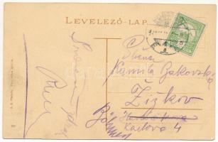 Pöstyén, Piestany; park sor / street view