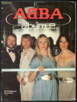 Abba album 2. Énekhangra, zongorakísérettel. Bp., 1979, Zeneműkiadó, 44 p. Kiadói tűzött papírkötés, kissé sérült borítóval.