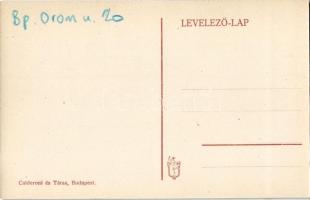 Budapest I. Tabán, Villa épület az Orom utca 20. szám alatt. Calderoni és Társa kiadása