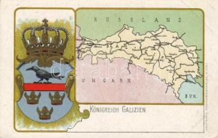 Wappen der Galizien Litho