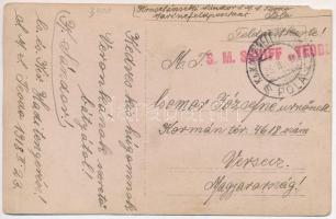 K.u.K. Kriegsmarine Matrose / Pipázó matróz / WWI Austro-Hungarian Navy, mariner with tobacco pipe. ...