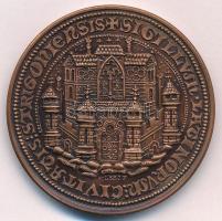 Kutas László (1936-) / Lebó Ferenc (1960-) 1992. "MÉE XXII. Vándorgyűlése Esztergom" bronz...