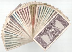 30db vegyes pengő bankjegy T:XF-F