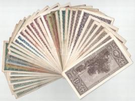 31db vegyes pengő bankjegy T:XF-F