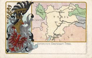 Wappen der Tirol Litho
