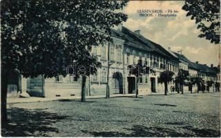 1915 Szászváros, Broos, Orastie; Fő tér / Hauptplatz / main square (r)