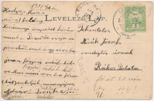 1908 Mócs, Mociu; Mócs-vidéki Takarékpénztár, Csendőrlaktanya. Csízhegyi S. fényképész / savings ban...