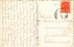 1942 Székelyudvarhely, Odorheiu Secuiesc; székelykapu, erdélyi folklór / Transylvanian folklore, woo...