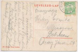 1912 Bihardiószeg, Diosig; Szőke lak erdő részlettel. Deutsch József kiadása / villa, forest (EK)