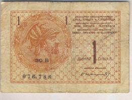 Jugoszlávia 1919. 1D T:III