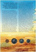 Ausztrália 1987-2000. 1c-20c (4xklf) forgalmi szett dekoratív, informatív kartonlapon T:UNC patina
...