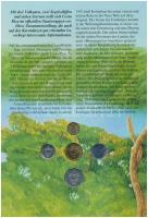 Costa Rica 1979-1999. 10c-5C (5xklf) forgalmi szett dekoratív, informatív kartonlapon T:UNC,AU
Cost...