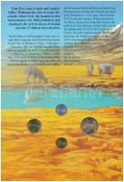 Chile 1992-1997. 1P - 50P (4xklf) forgalmi szett dekoratív, informatív kartonlapon T:UNC patina
Chi...