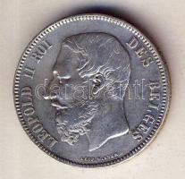 Belgium 1867. 5Fr Ag II.Lipót T:3