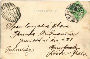 1901 Szatmárnémeti, Satu Mare; Széchenyi tér, üzlet. Weisz Izsák kiadása / square, shop (felszíni sé...