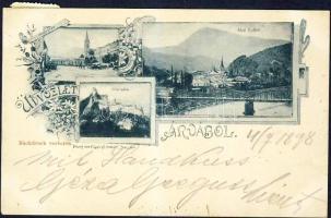 1898 Árva castle and marketplace