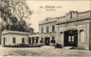 1918 Pöstyén-fürdő, Kúpele Piestany; Park villa. Lampl Gyula kiadása