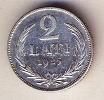 Lettország 1925. 2L Ag T:2/3