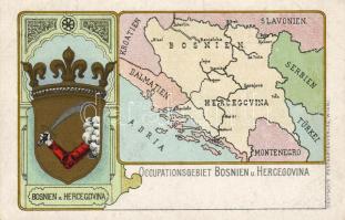 Wappen der Bosnien Litho