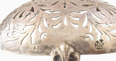 Antik ezüst cukorszóró kanál Bécs 1850. Díszített, áttört 42 g / Antique Vienna silver sugar spreadi...