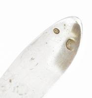 Antik ezüst tejmerő kanál Bécs, ca 1850 mesterjeggyel 59 g