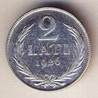 Lettország 1926. 2L Ag T:2/3+