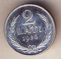 Lettország 1926. 2L Ag T:2/3+