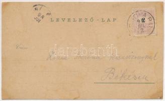 1898 (Vorläufer) Ada Kaleh (Orsova), Türkischer Bazar, Insel / Török bazár üzlet és sziget / Turkish...