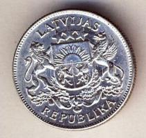 Lettország 1926. 2L Ag T:2/3+