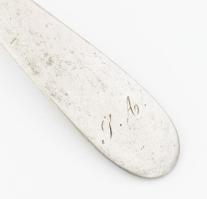 Antik ezüst nagykanál Győr, 1844 Győr, 13-latos antik ezüst jel, Martinus Ortner ezüstműves mesterje...